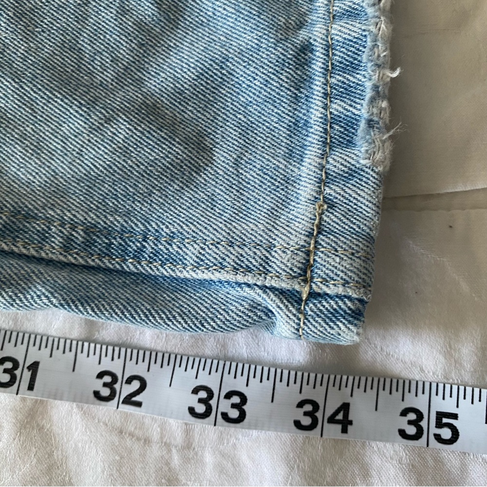 Altar'd State Jeans Women’s 27 Distressed Blue Cotton 34” Casual Juniors - Picture 9 of 11